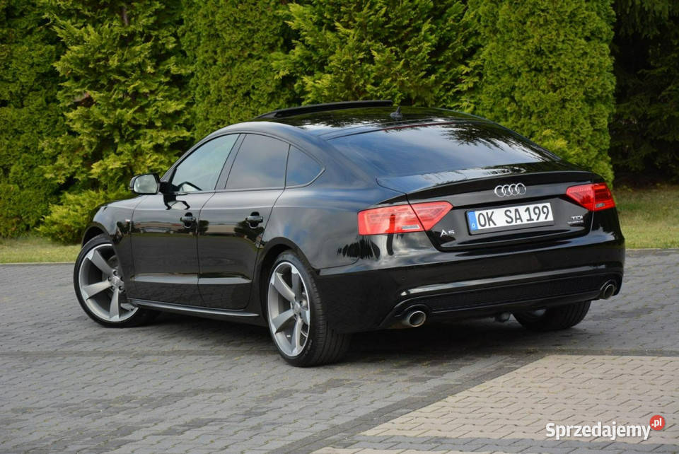 Audi A5 Sportback 2xSLine biXenon Led Navi MMI łopatki zmiany biegów Ostrów Mazowiecka