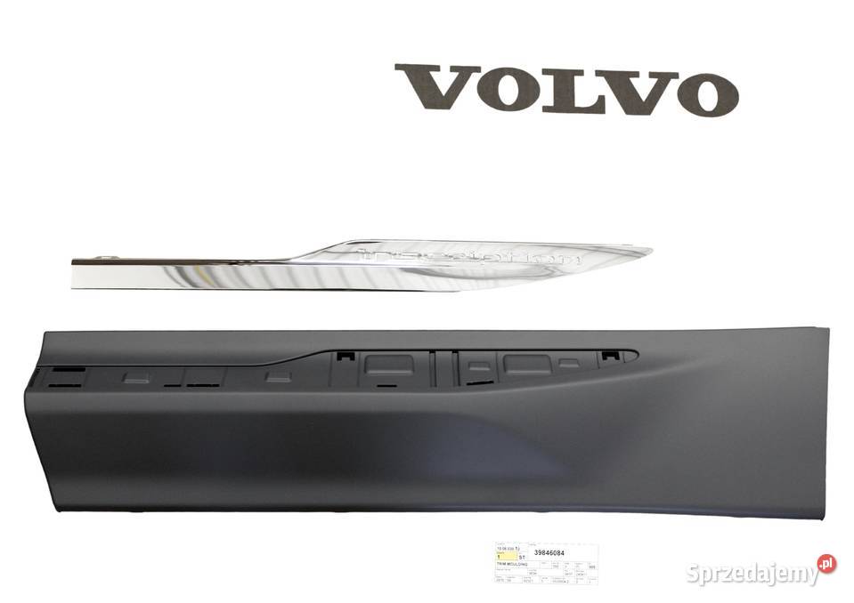 VOLVO XC60 II listwa drzwi lewy tyl podklad