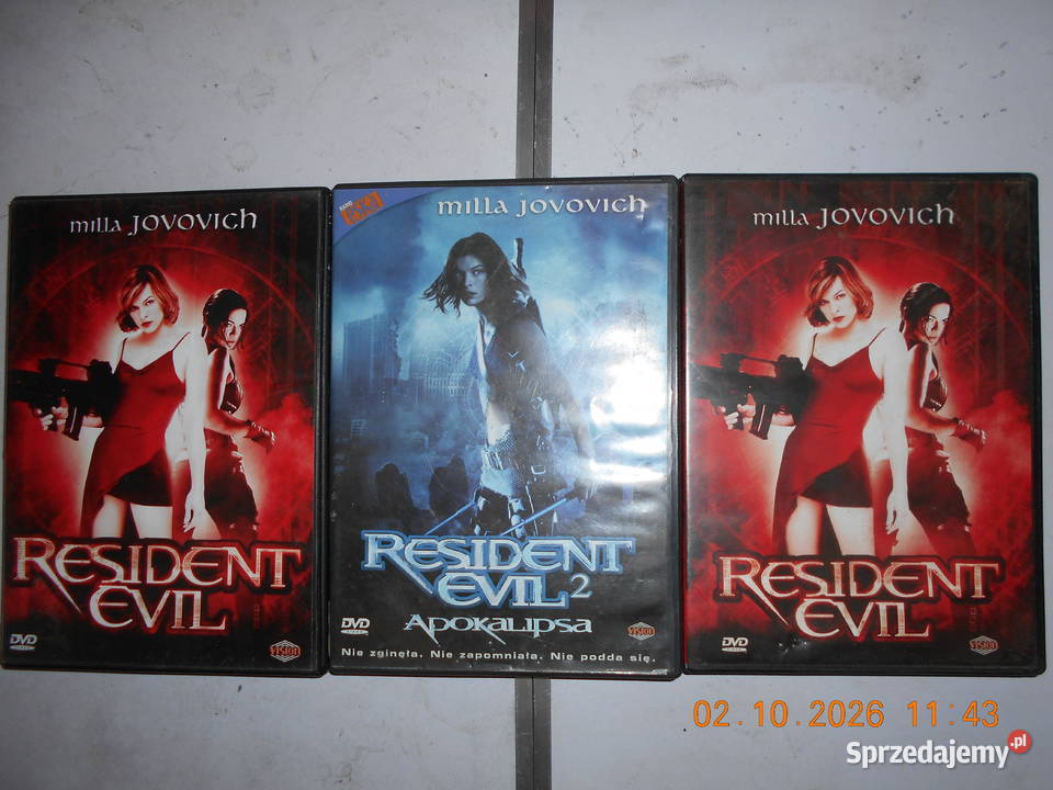 Filmy dvd Resident Evil 12 zachodniopomorskie Szczecin