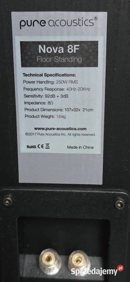 Zestaw kolumn Pure Acoustics TV i Video Rybnik