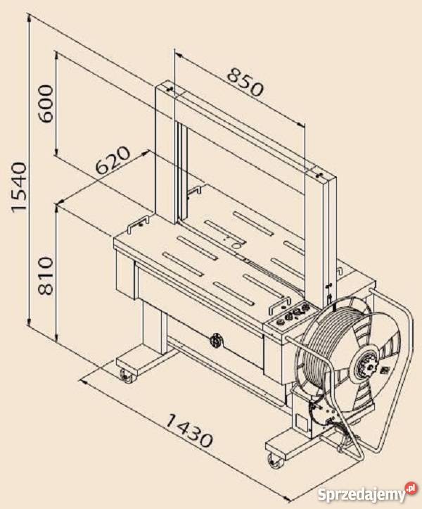 Wiązarka Bandownica Paskarka Strapmag TP6000 CE Magazynowanie dolnośląskie Świebodzice