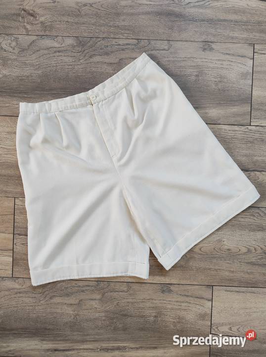 Wełniane spodnie szorty Vintage 80 90s podkarpackie Jasło