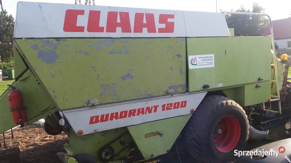 Prasa wysokiego zgniotu Claas Quadrant 1200 wielkopolskie Krążkowy