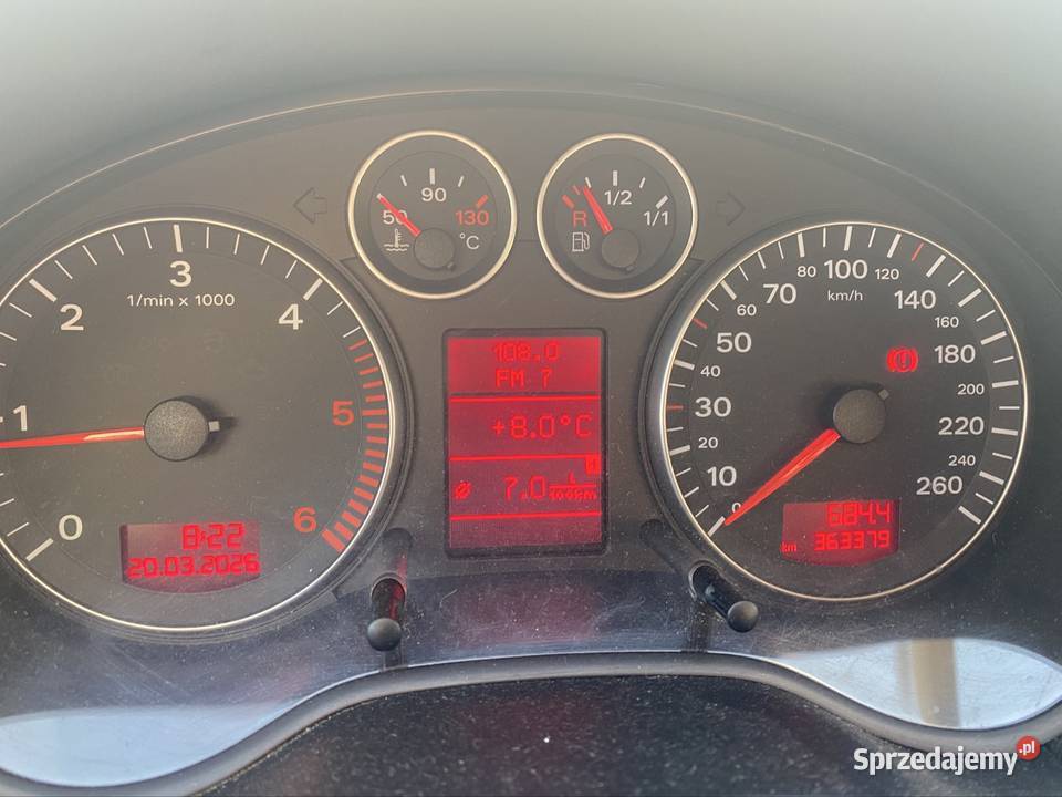 Audi a3 8p 19tdi 105 BLS ładny stan czujnik parkowania Wilkowisko