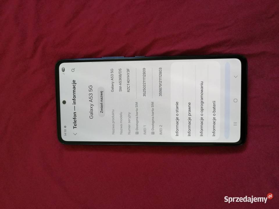 Samsung A53 5G 67 6128 GB Kraków
