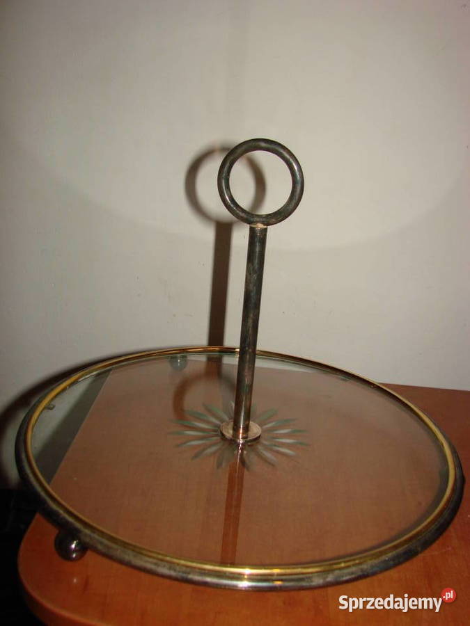 stara patera platerszkło sygnowana Pruszcz Gdański sprzedam