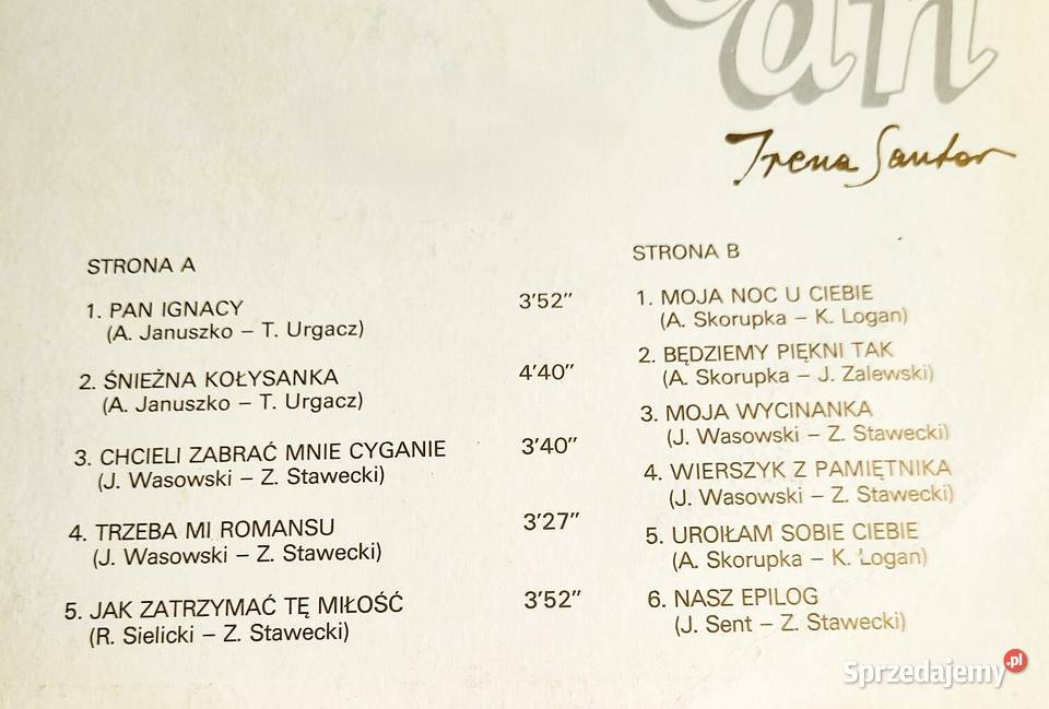 Irena Santor Cdn płyta winylowa z roku 1981 płyta winylowa kujawsko-pomorskie