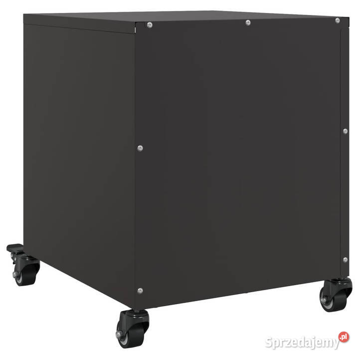 Szafka nocna czarna 36x39x435 stal WM846704 Warszawa sprzedam