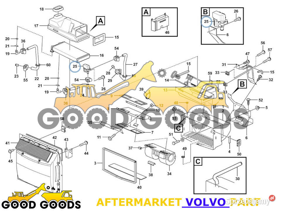 VOLVO ZAWÓR OGRZEWANIA 11412407 17428948 Władysławów