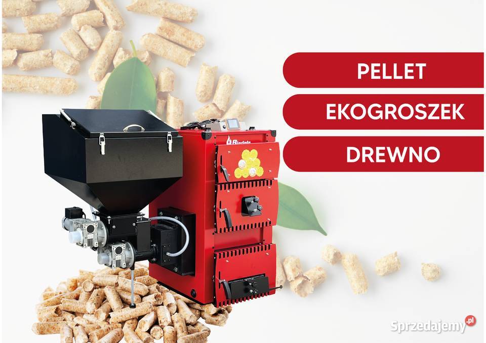 NOWOŚĆ Kocioł na drewno pellet ekogroszek ATEST Kotły i Piece CO