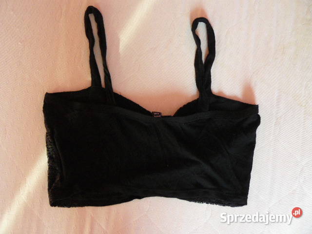 Krotkiczarny top na ramiaczkachM 8 zl Rzeszów