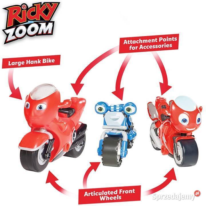 Figurki Zestaw Motor Motocykl Ricky Zoom Loop małopolskie Mogilany