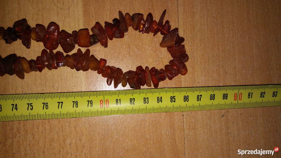 naszyjnik korale z bursztynu ozdoby prezent Pozostałe Knurów