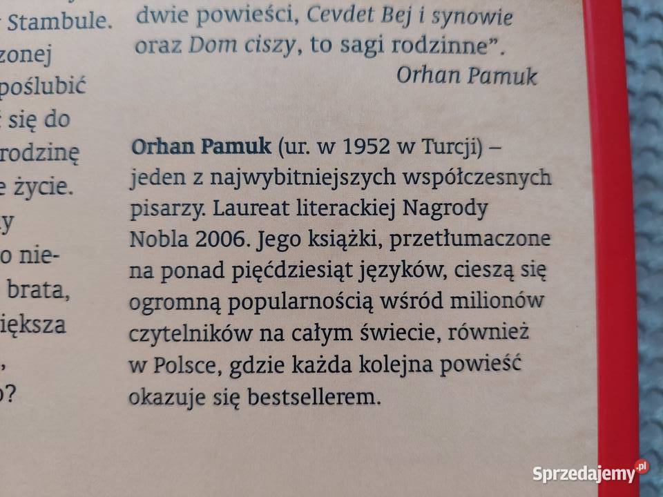nowa Cevdet Bej i synowie Orhan Pamuk Kraków sprzedam