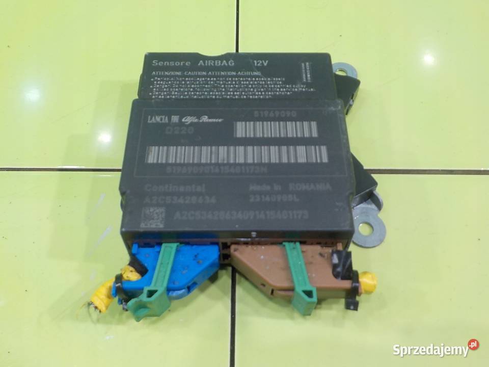 FIAT 500L 14 B 14r 5D modul sterownik AIRBAG Wyposażenie elektryczne Suków sprzedam