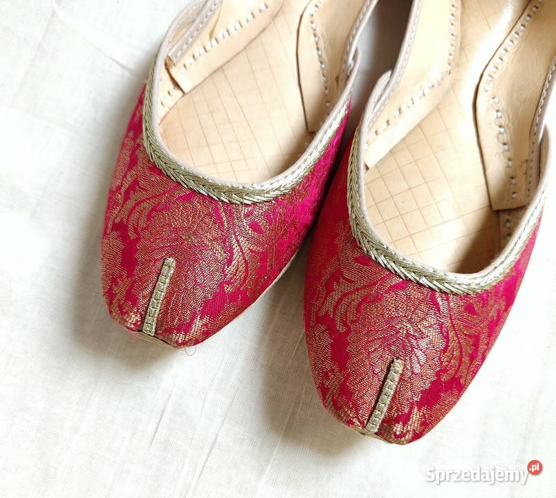 Indyjskie buty baleriny khussa 39 orient boho zachodniopomorskie Szczecin