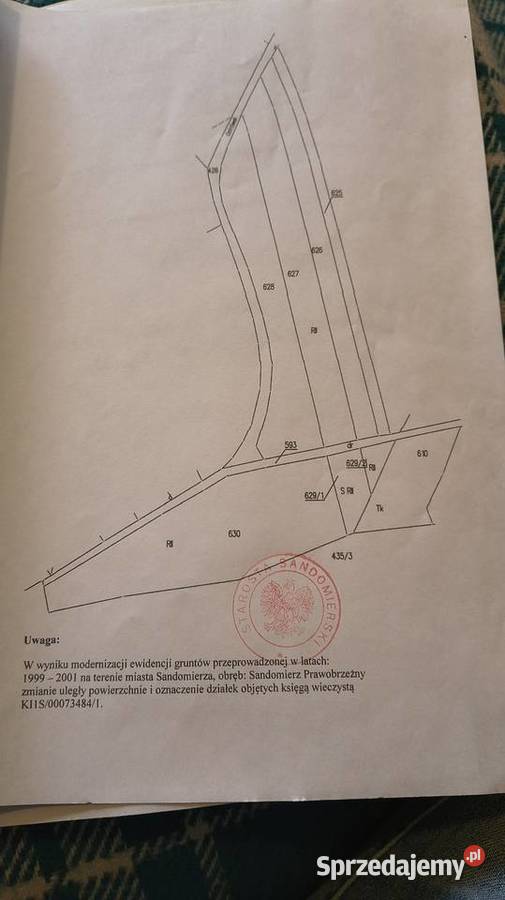 Działka rolna w Sandomierzu 39zł/m2 Sandomierz
