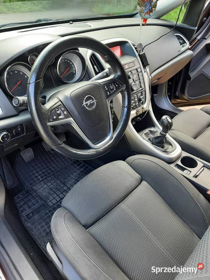 Opel Astra J 14T 2013 brąz metalik BOGATE nieuszkodzony Astra Świętochłowice