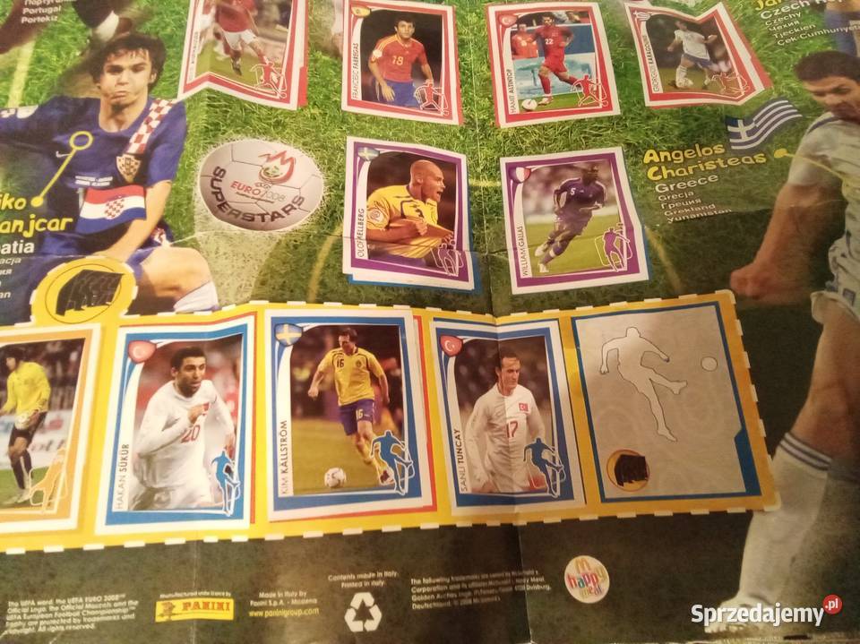2 albumy euro 2008 McDonalds panini i plakat miękka Warszawa