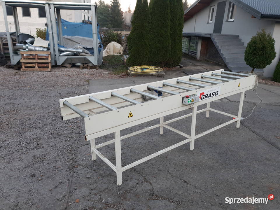 Stół Rolkowy transporter GRASO 3mtaśmociąg Kalwaria Zebrzydowska
