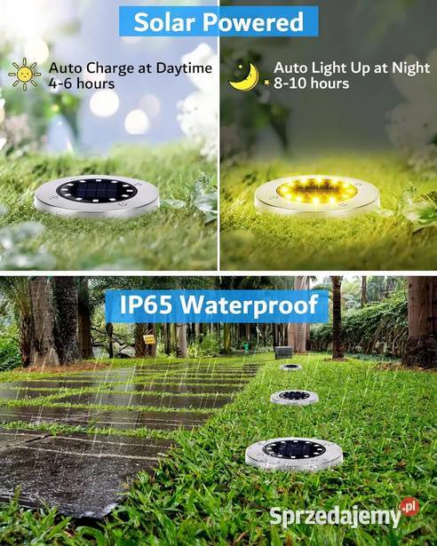 LAMPKI OGRODOWE SOLARNE 16 LED Trześniów