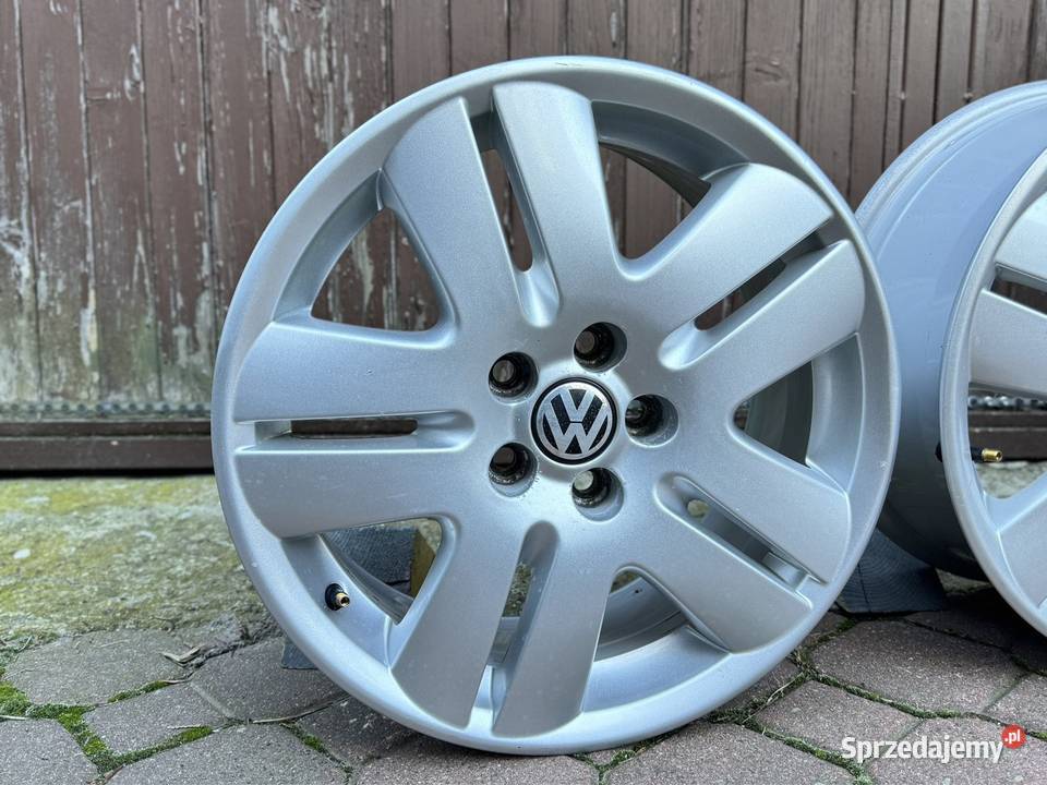 Alufelgi VW 5x100 16 65J ET 43 golf bora polo Średnica 16" lubelskie sprzedam