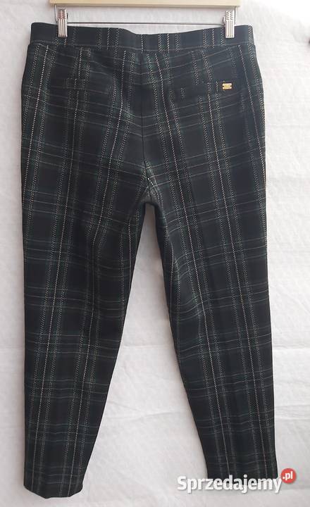 Spodnie w kratkę Carla Ferroni XL Lublin
