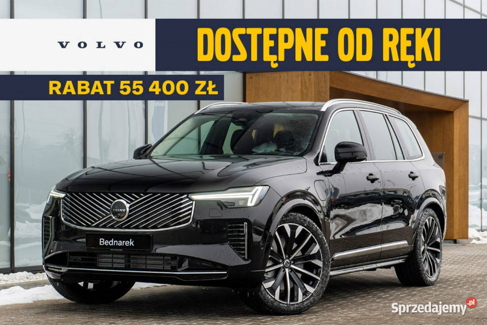 Volvo XC 90 Ultra Bright T8 AWD Plugin hybrid pełny VAT Łódź sprzedam