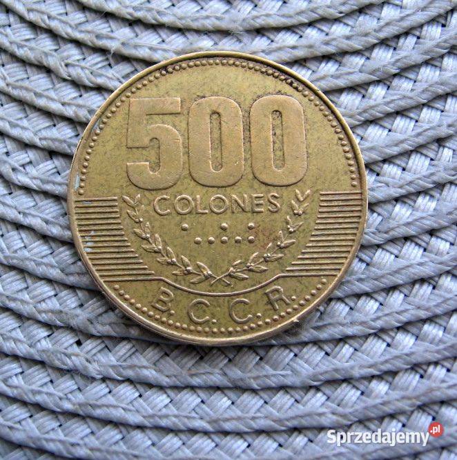 Kostaryka 500 Colones 2003r Kalisz