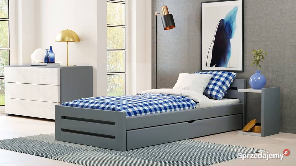 Mocne ŁÓŻKO Drewniane 100x200 GR 35 Zakopane