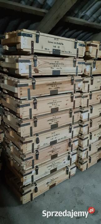 Skrzynia wojskowa drewniana amunicji 40x30x16 Toruń sprzedam