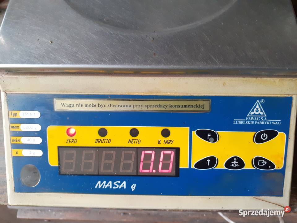 Waga PT61 zasilanie 230V z wyjściem RS biały mazowieckie Warszawa