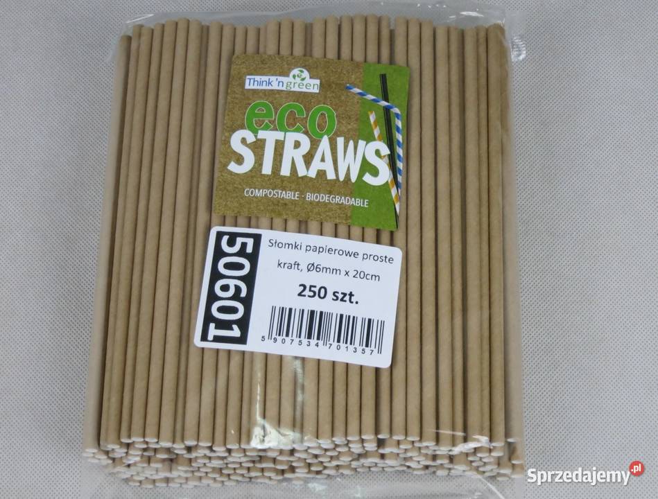 Słomki grube do szejków 10 mm 135 sztuk Lublin