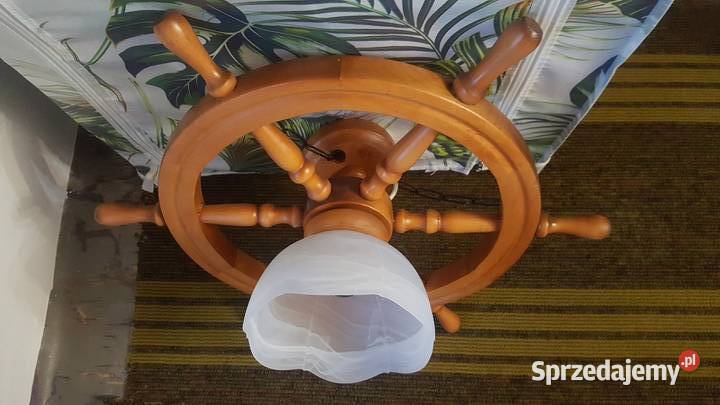 Żyrandol z koła sterowego lampa wisząca Rzeszów