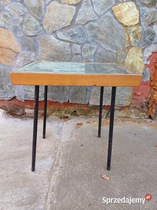 Retro stol 60 lata Czechoslowacja drewniano Lubań