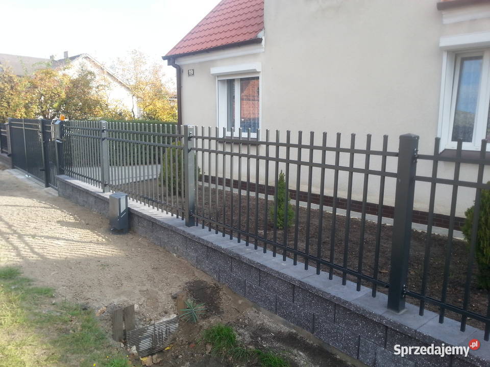 Brama skrzydłowa 400x150 PRINCE ogrodzenia bramy ocynk Dom i Ogród wielkopolskie Ostrów Wielkopolski