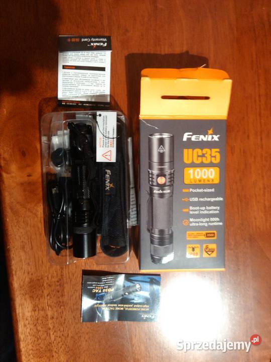 Latarka Fenix Uc35 dwa akumulatory 18650 w Łódź