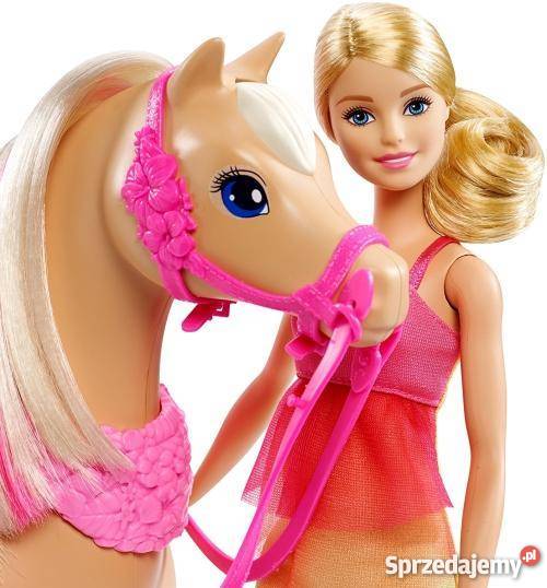 TAŃCZĄCY KOŃ TAWNY LALKA MATTEL DZIEŃ DZIECKA