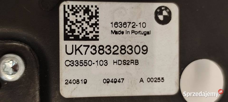 BMW F44 218I ZAMEK KLAPY BAGAŻNIKA 7383283 osobowe