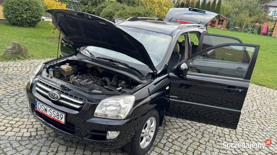 Kia Sportage 20 CRDI 112 napęd 4x4 Hak Alu możliwa zamiana Strzegom