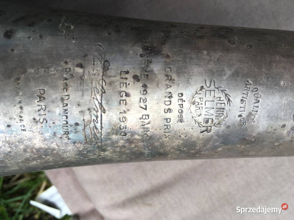 Henri Selmer Paris stary przedwojenny puzon Pozostałe sprzedam