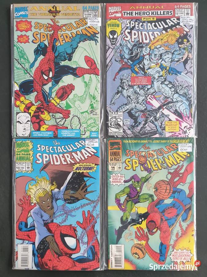 Annual SpiderMan 4 komiksy Marvel USA Amerykańskie Gdynia sprzedam