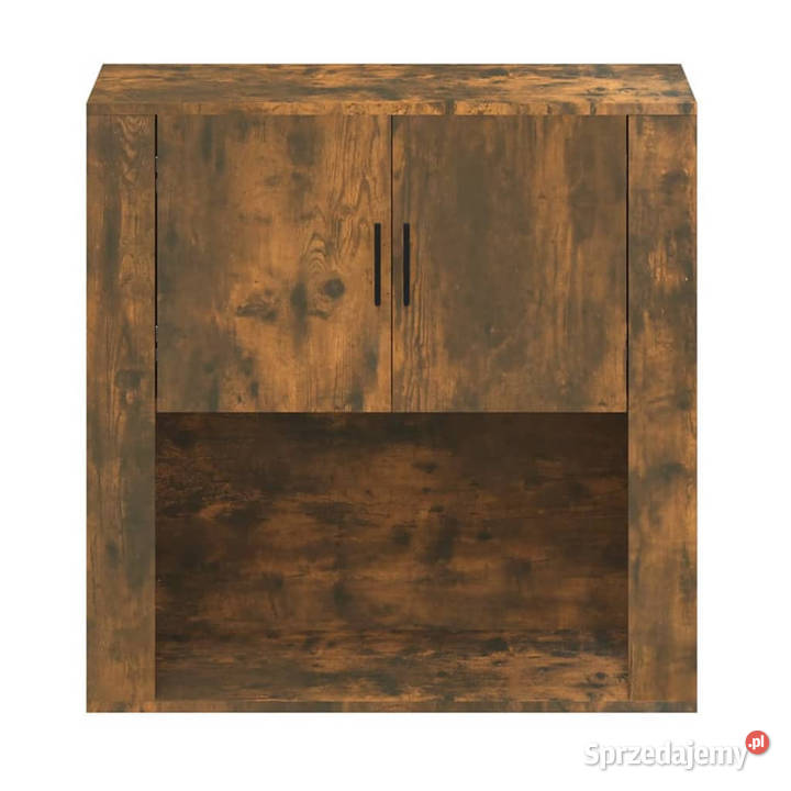 Szafka ścienna przydymiony dąb 80x33x80 WM816589