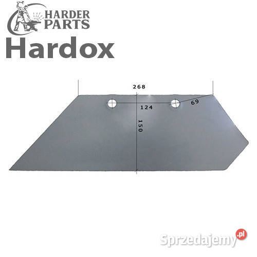 Lemiesz 300hektarów HARDOX 92217L części do Suwałki