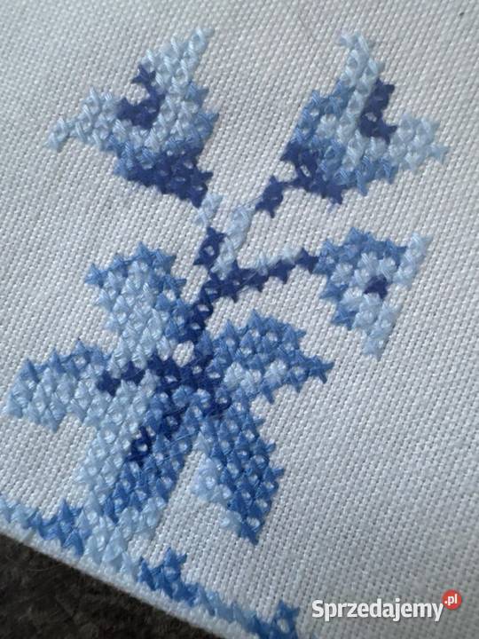 obrus ręcznie haftowany rękodzieło śląskie Zabrze
