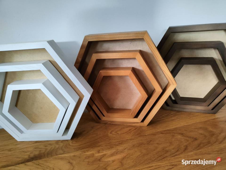 Ramki heksagon komplet 3