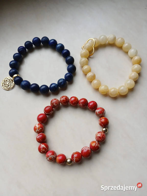 Bransoletki damskie JaspisLapis lazuliNefryt Kielce