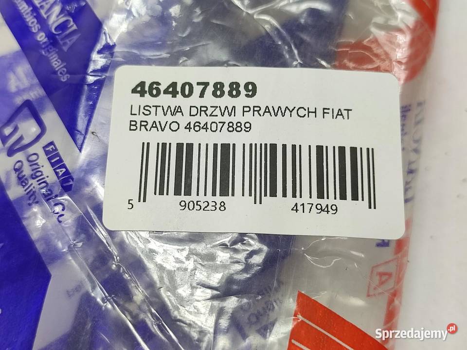 LISTWA DRZWI PRAWY PRZÓD FIAT BRAVO BRAVA NOWA