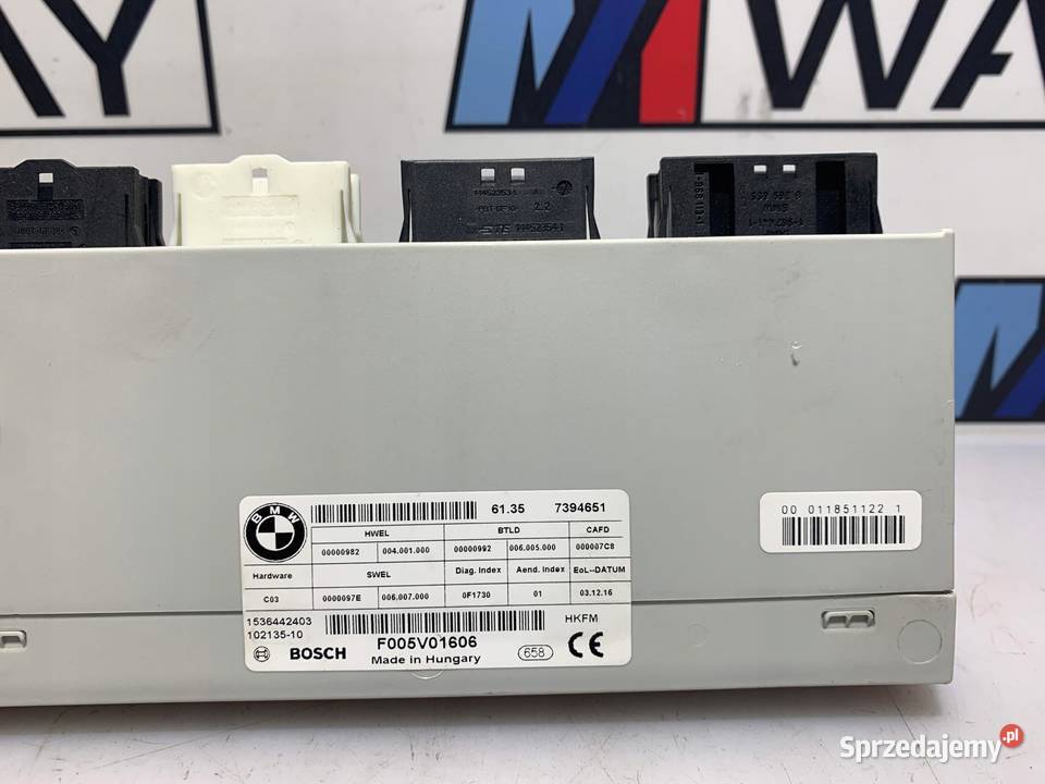 BMW F11 MODUŁ STEROWNIK TYLNEJ KLAPY 7394651 Komputery