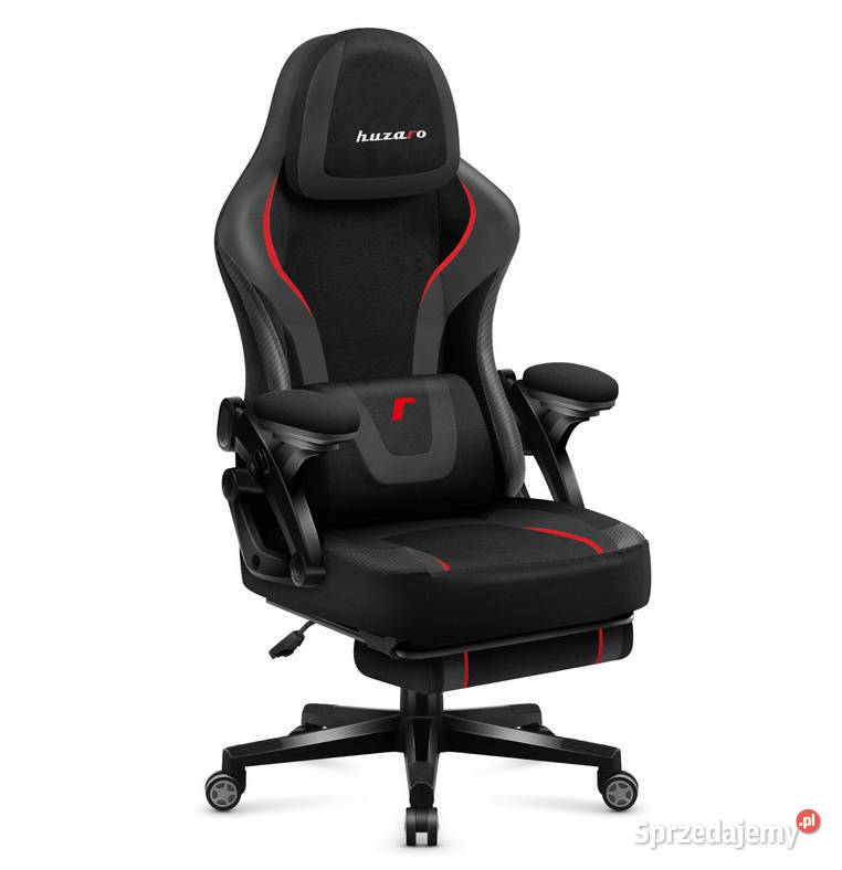 Fotel gamingowy z PODNÓŻKIEM pochylane oparcie wielkopolskie Baranowo sprzedam